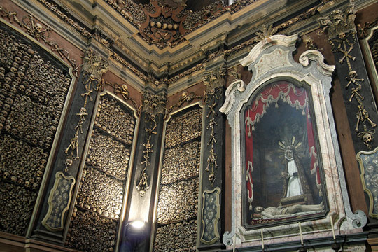 Ossuary at San Bernardino alle Ossa in Milan. From Samuele Ghilardi