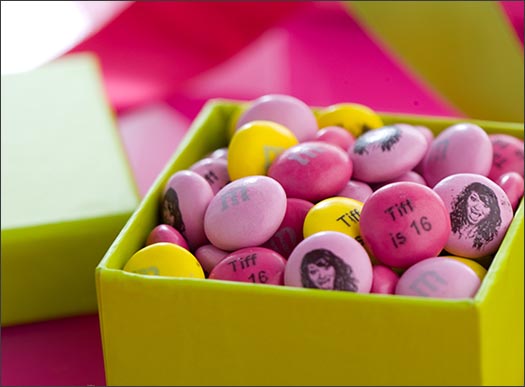 Personalised M&M's gift box