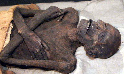 Mummified corpse