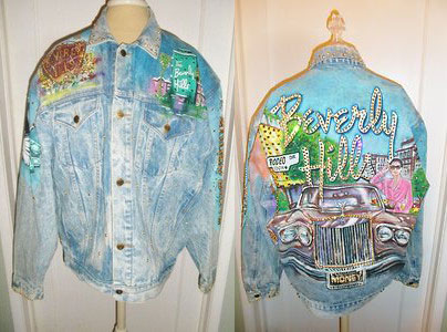 Jacket front and back with text 